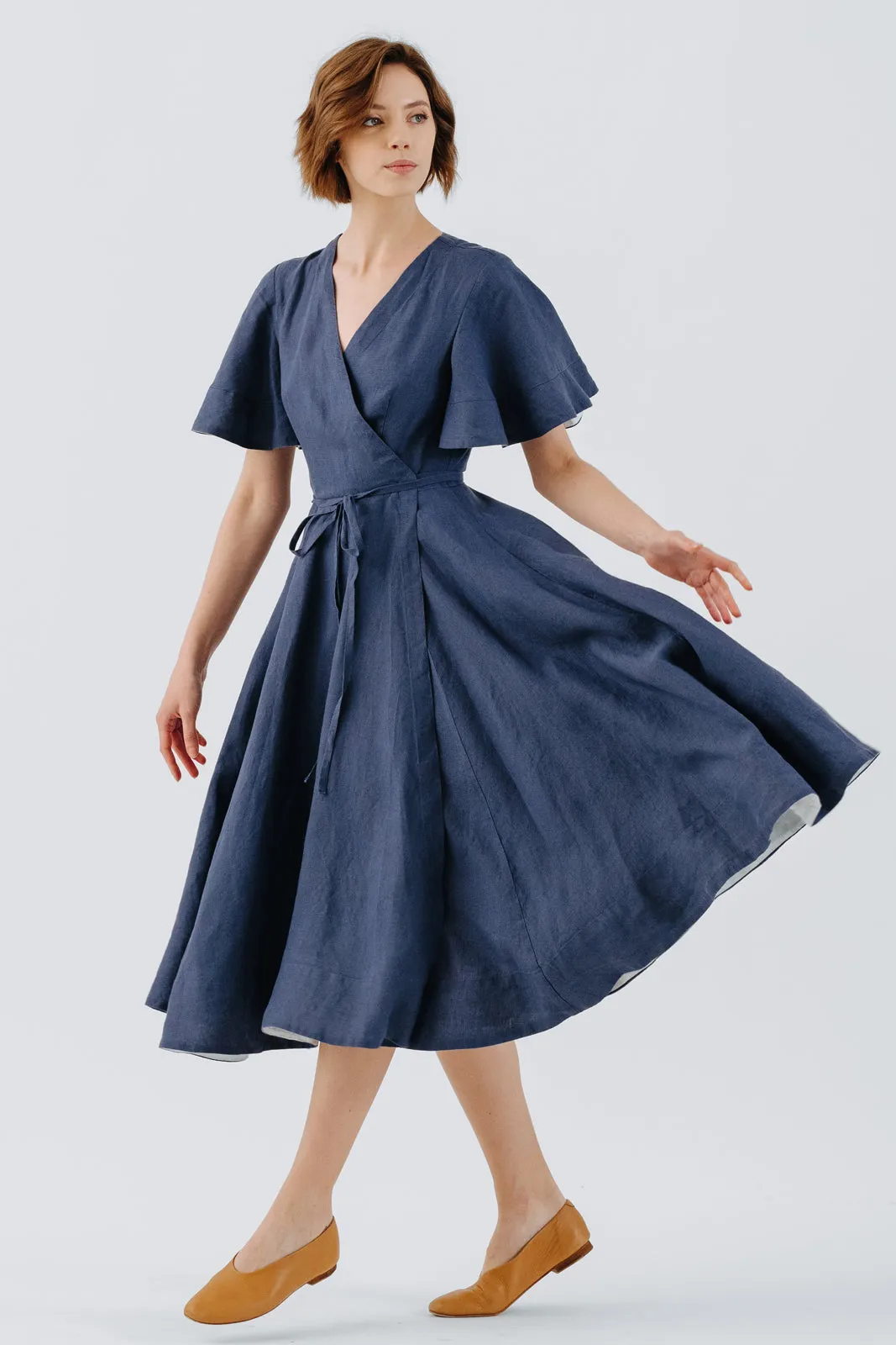 Wrap Dress, Butterfly Sleeve sold by Son de Flor