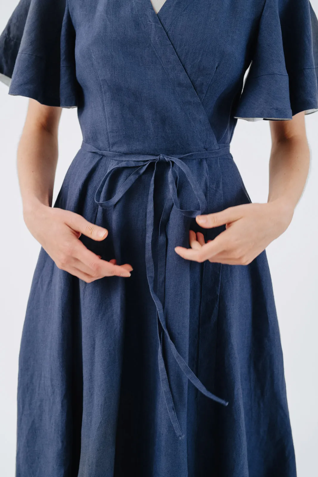 Wrap Dress, Butterfly Sleeve sold by Son de Flor product image thumbnail 5