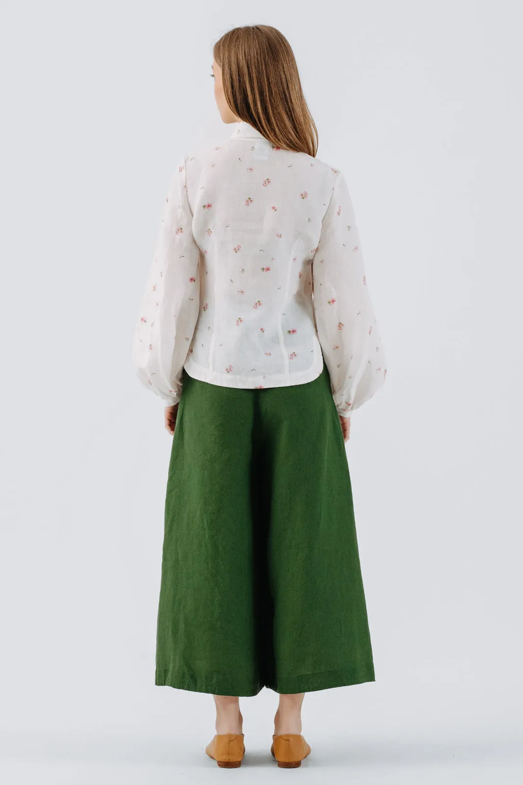 Fitted Sophie Shirt, Long Sleeve, Apple Blossom sold by Son de Flor product image thumbnail 5