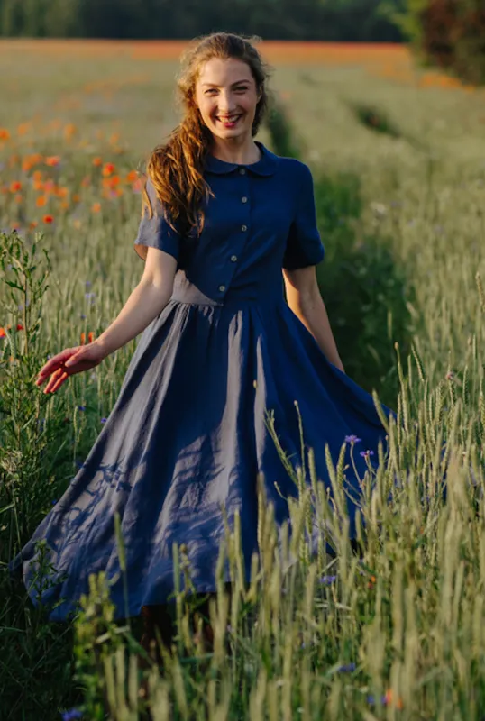 Classic Dress, Short Sleeve sold by Son de Flor