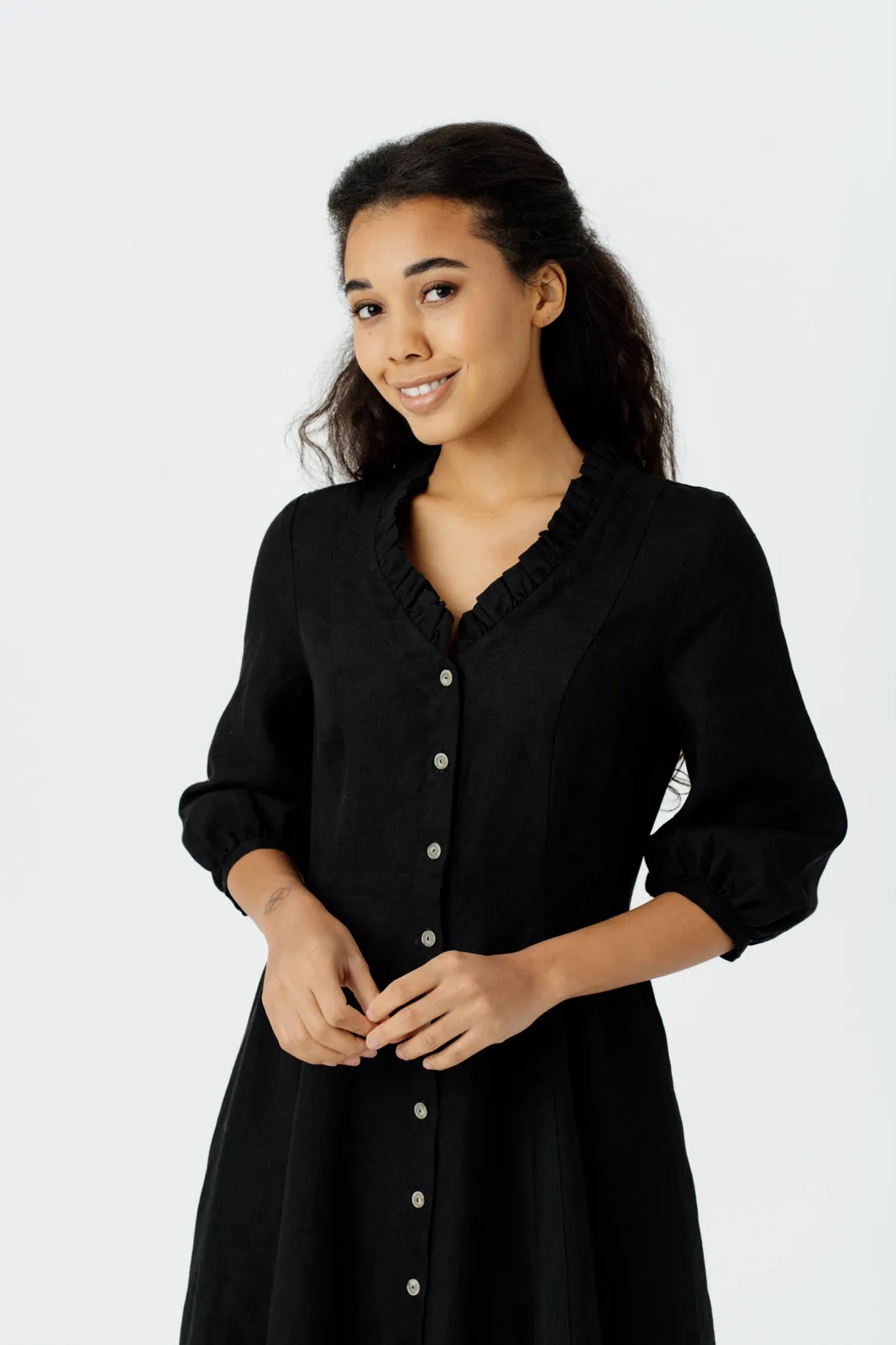 Ophelia Dress, 3/4 Sleeve sold by Son de Flor product image thumbnail 3