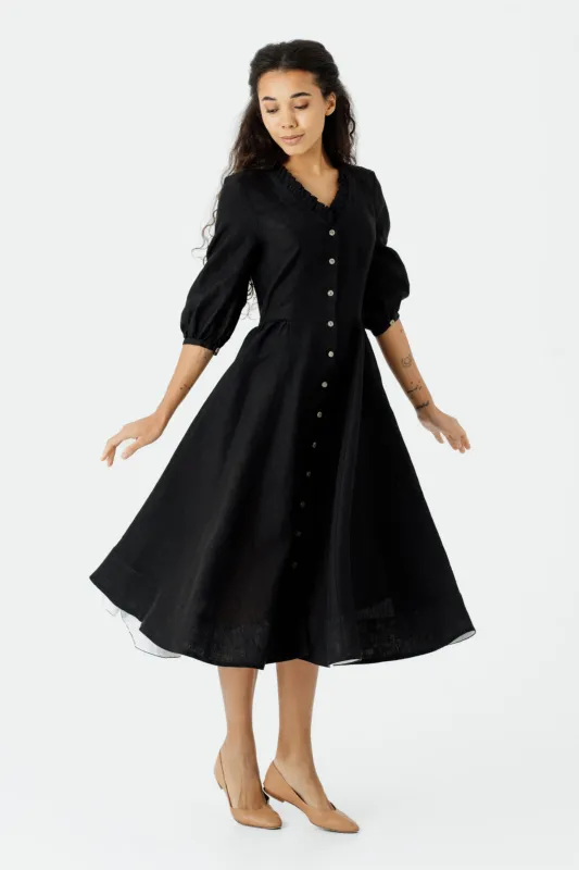 Ophelia Dress, 3/4 Sleeve sold by Son de Flor