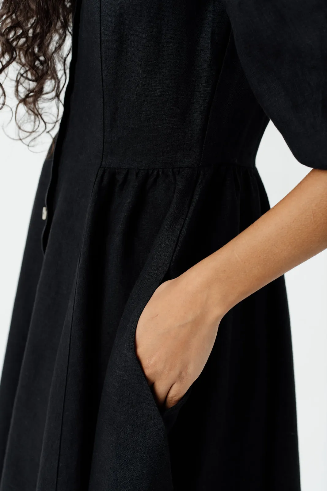 Ophelia Dress, 3/4 Sleeve sold by Son de Flor product image thumbnail 4