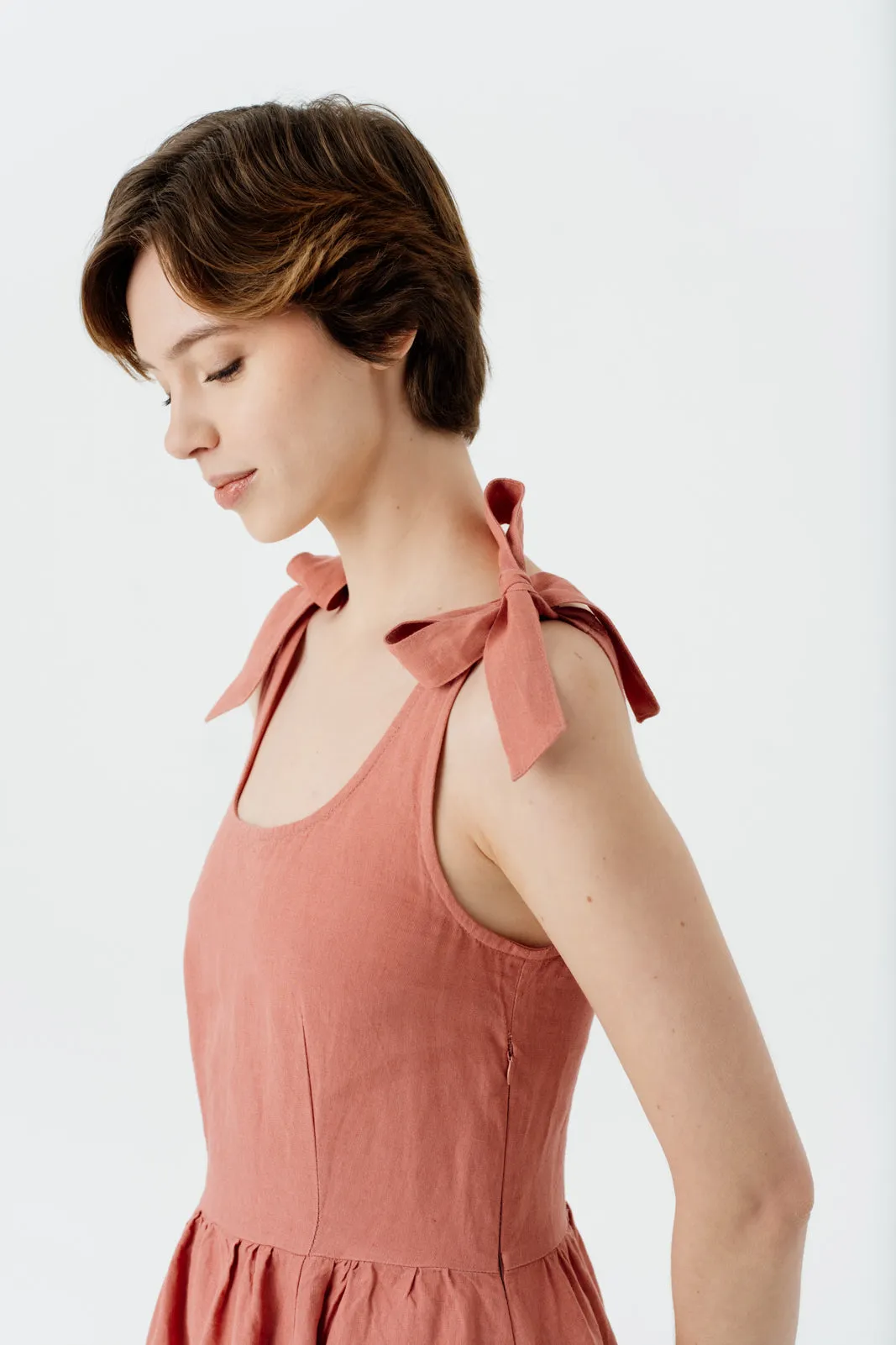 Amelia Dress, Sleeveless, Vintage Pink sold by Son de Flor product image thumbnail 5