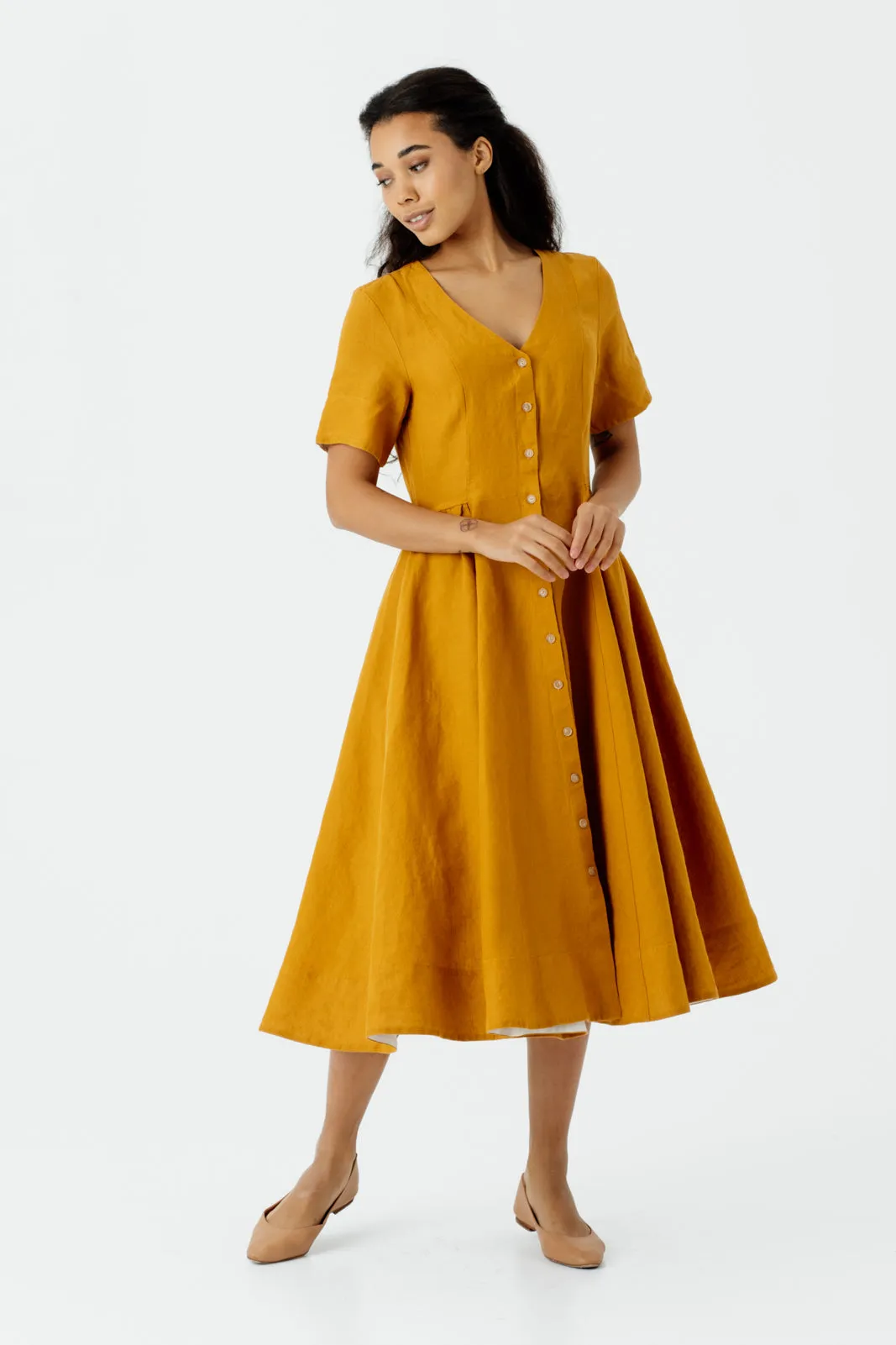 Agness Dress, Short Sleeve sold by Son de Flor product image thumbnail 2