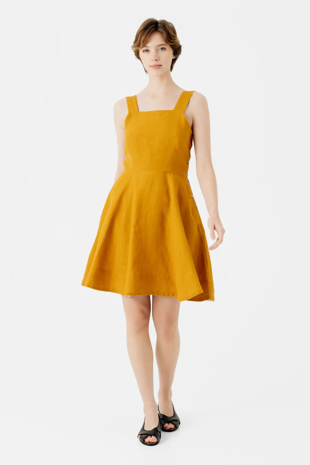 Mini Pinafore Dress, Sleeveless sold by Son de Flor product image thumbnail 4