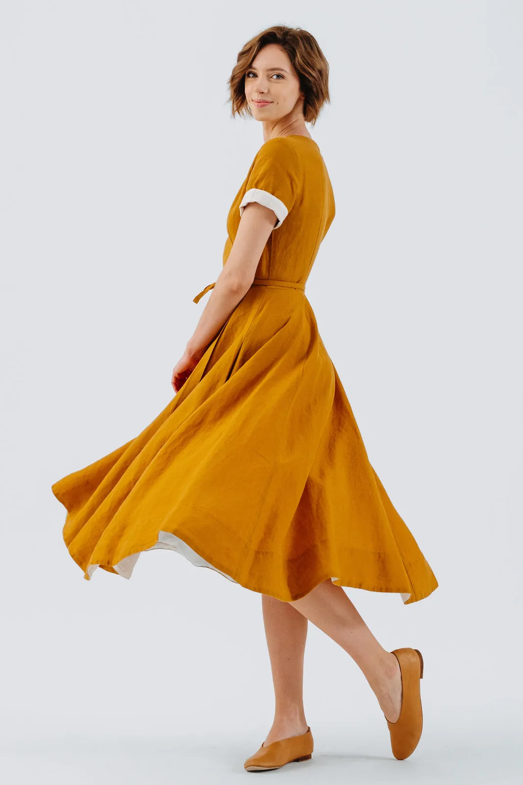 Wrap Dress, Short Sleeve sold by Son de Flor product image thumbnail 4