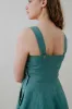 Pinafore Dress, Sleeveless, Teal Blue sold by Son de Flor