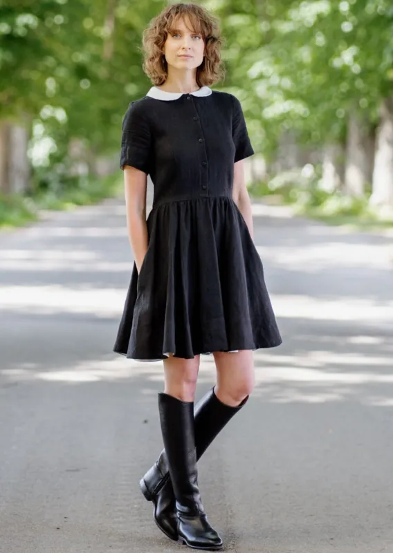 Mini Classic Dress, Short Sleeve sold by Son de Flor