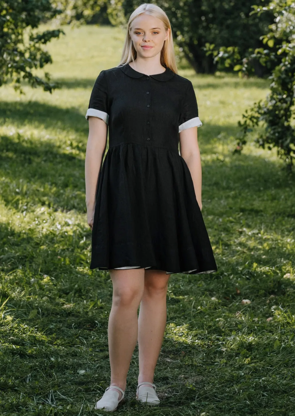 Mini Classic Dress, Short Sleeve sold by Son de Flor product image thumbnail 4