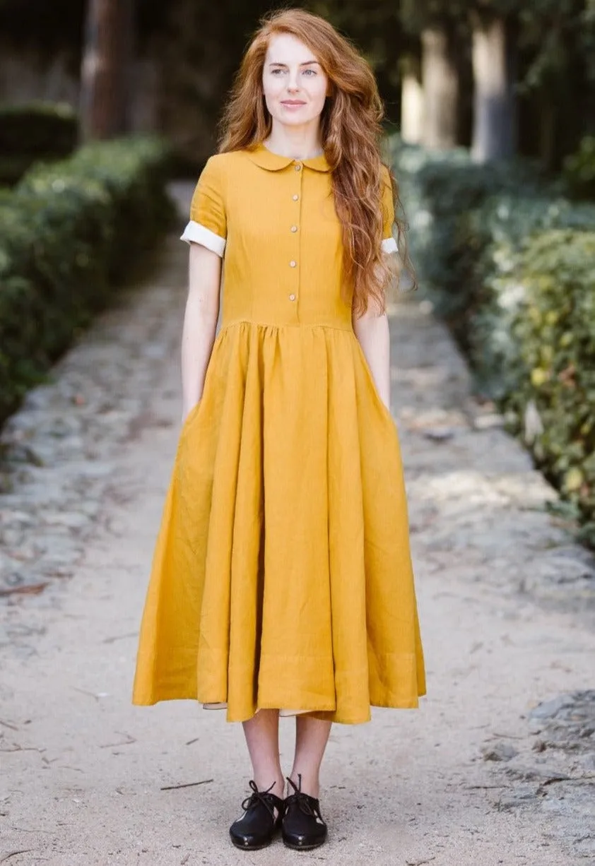 Classic Dress, Short Sleeve sold by Son de Flor