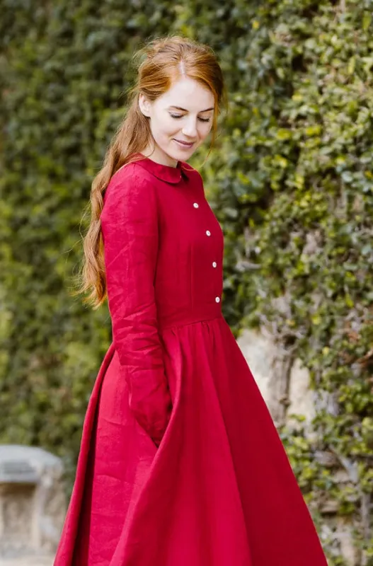Classic Dress, Long Sleeve sold by Son de Flor