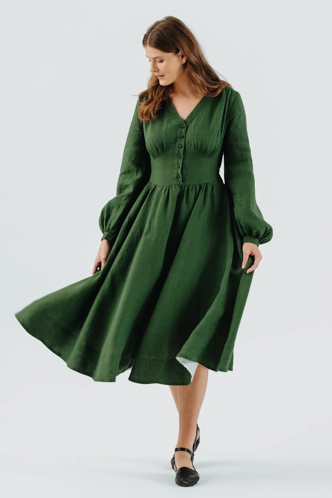 Diane Dress, Long Sleeve sold by Son de Flor product image thumbnail 5