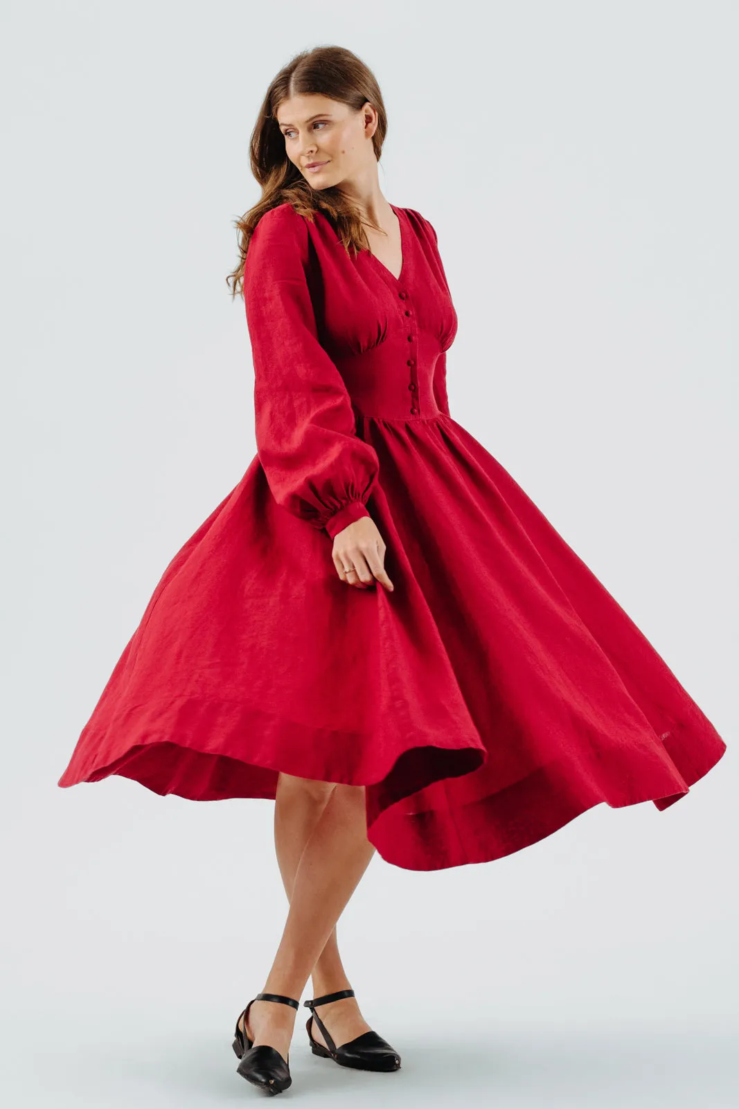 Diane Dress, Long Sleeve sold by Son de Flor product image thumbnail 5