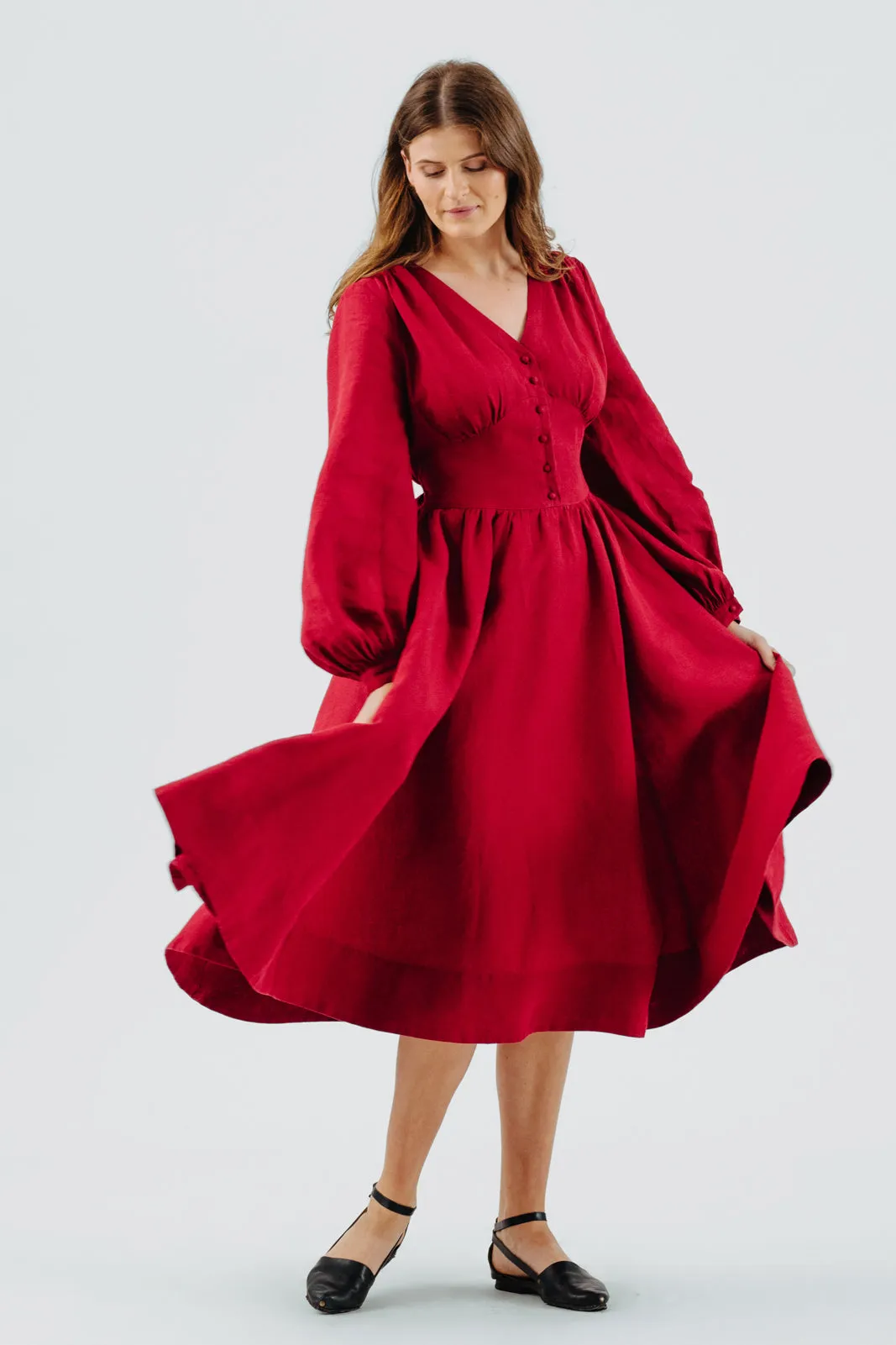 Diane Dress, Long Sleeve sold by Son de Flor product image thumbnail 4
