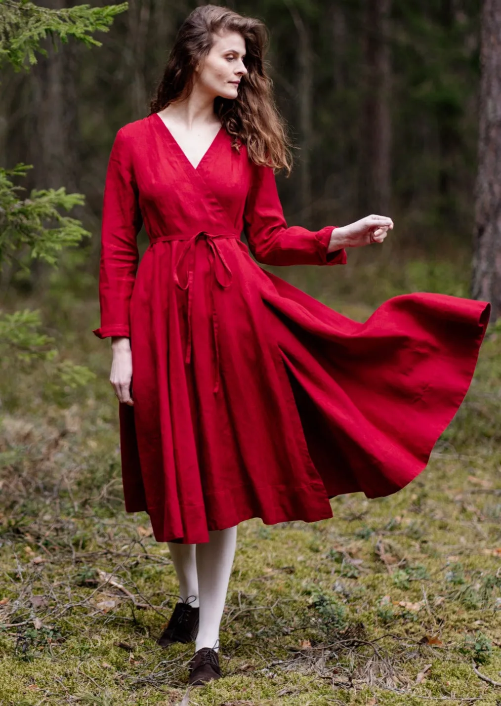 Wrap Dress, Long Sleeve sold by Son de Flor