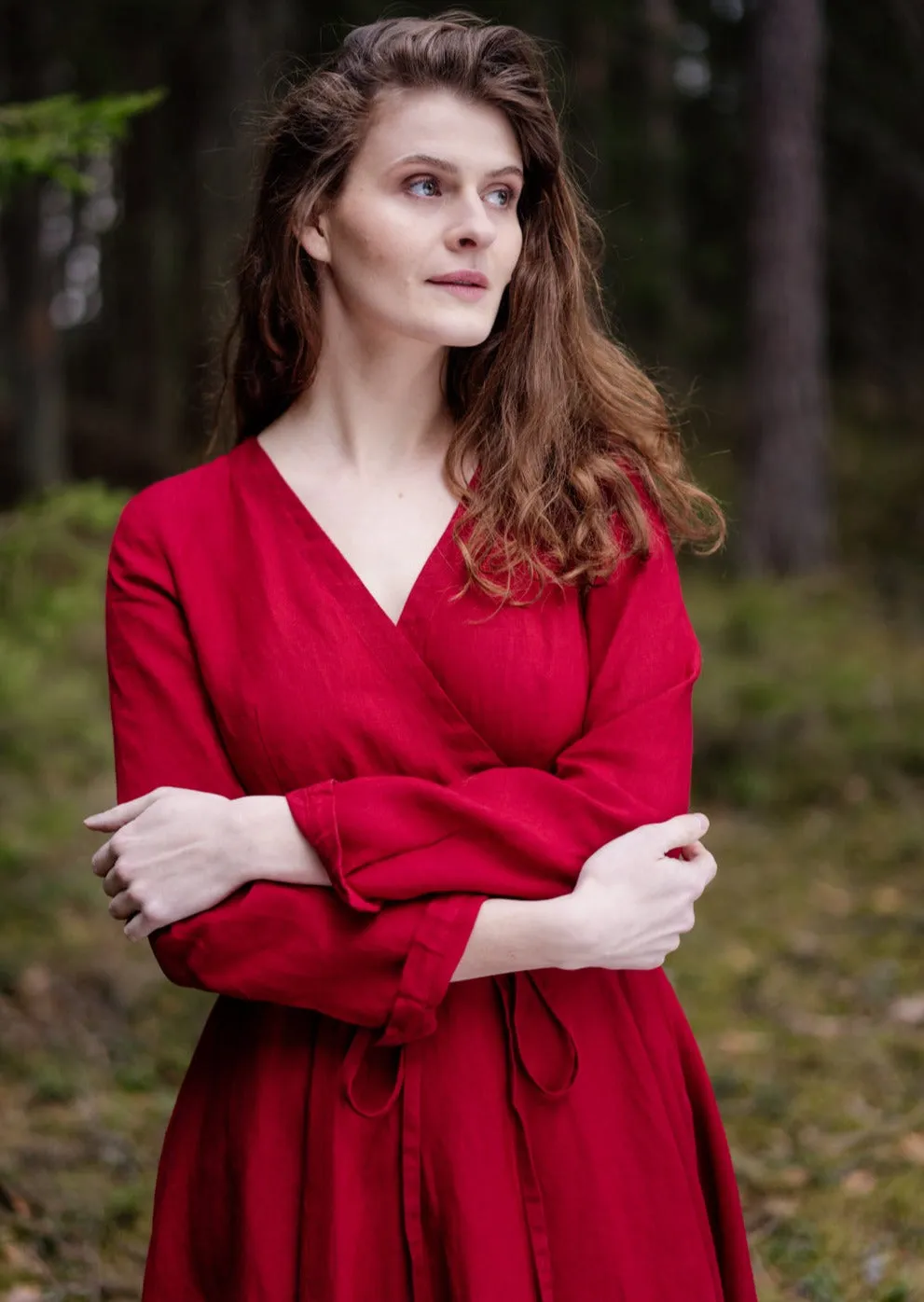 Wrap Dress, Long Sleeve sold by Son de Flor product image thumbnail 3