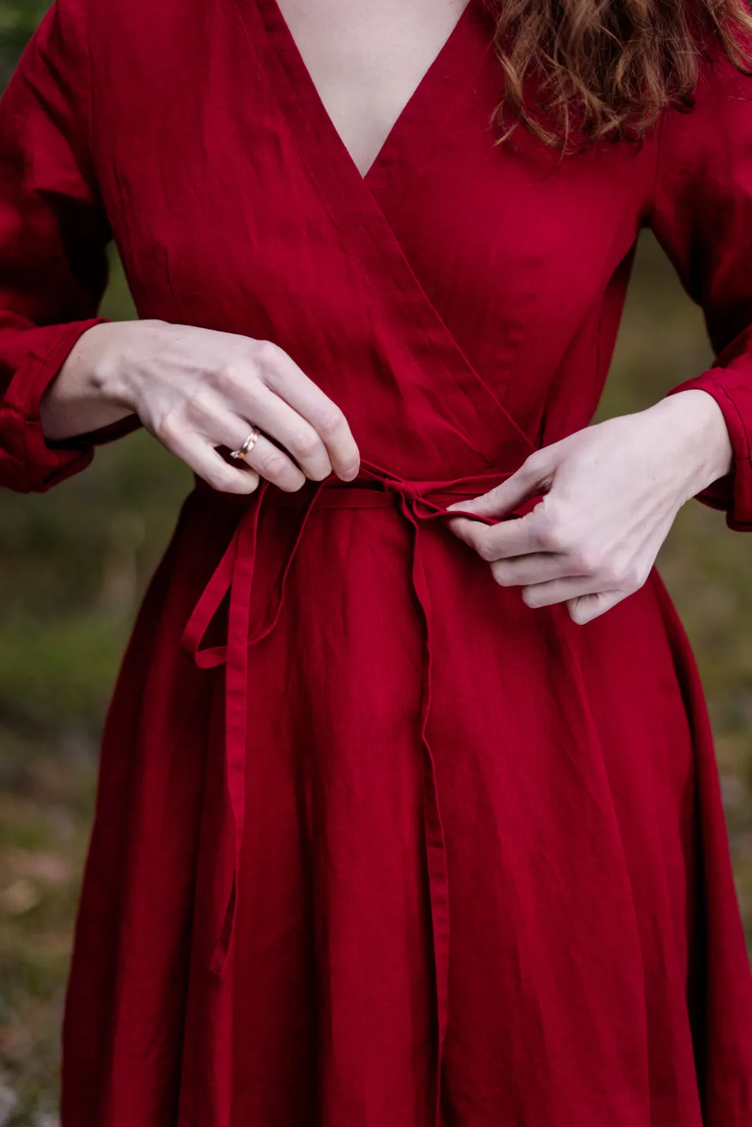 Wrap Dress, Long Sleeve sold by Son de Flor product image thumbnail 5