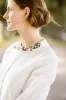 Classic Shirt with Embroidered Garden Collar, Long Sleeve sold by Son de Flor