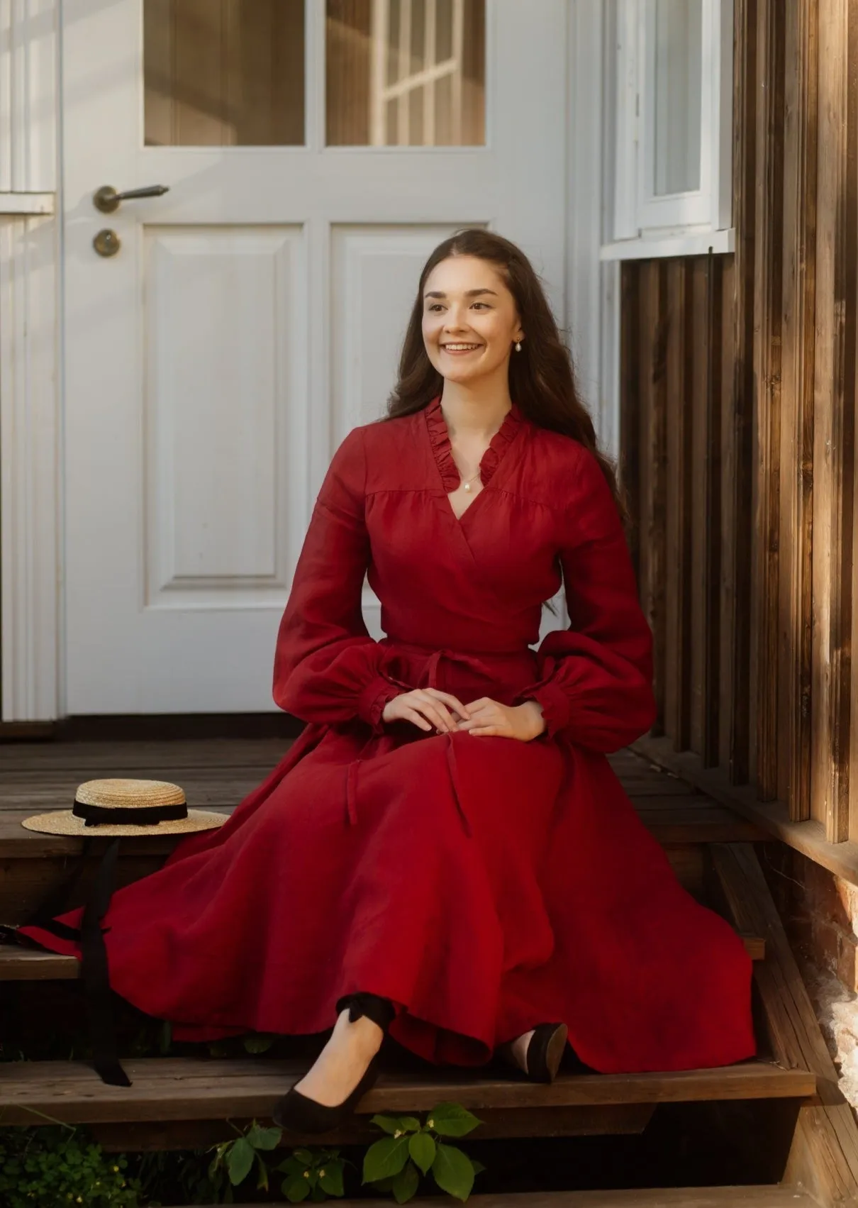 Darcy Dress, Long Sleeve sold by Son de Flor product image thumbnail 4