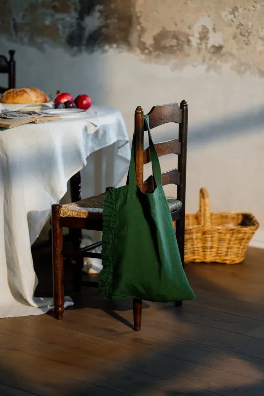 Ruffle Tote Bag sold by Son de Flor