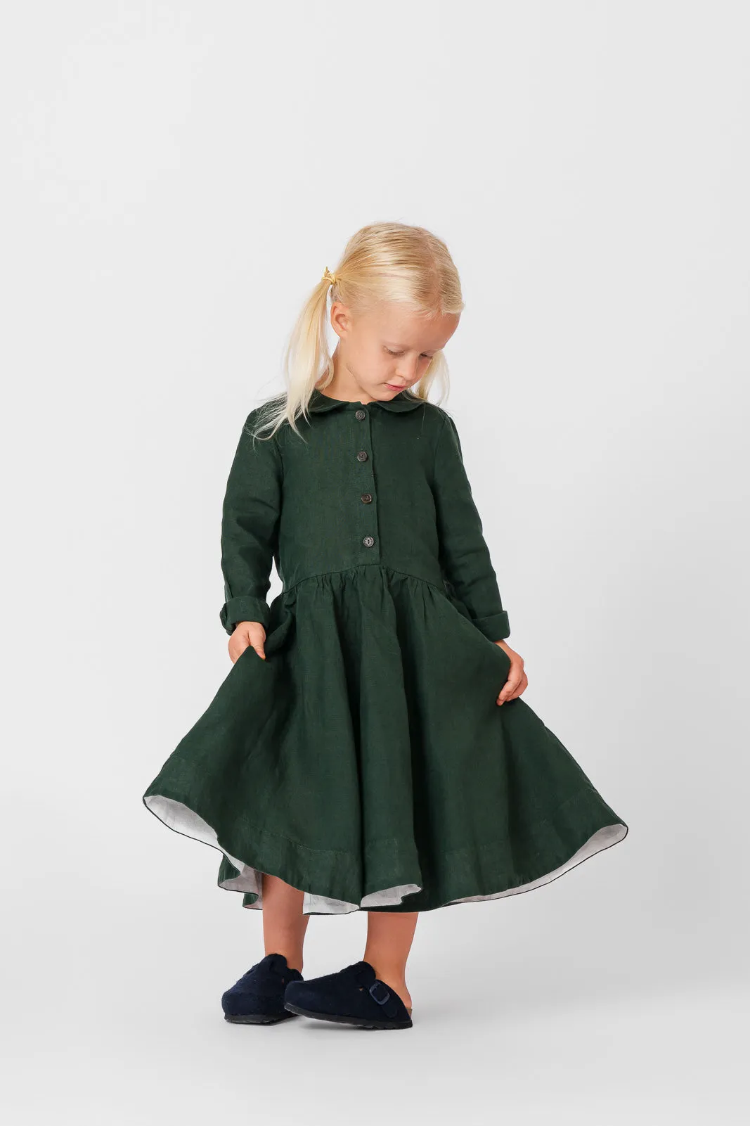 Mini Me Classic Dress, Long Sleeve sold by Son de Flor product image thumbnail 4