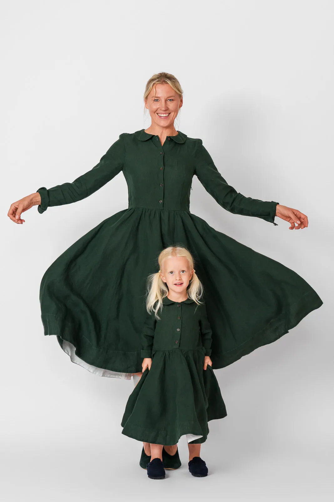 Mini Me Classic Dress, Long Sleeve sold by Son de Flor product image thumbnail 5