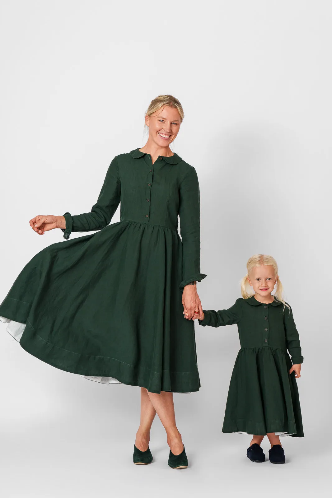 Mini Me Classic Dress, Long Sleeve sold by Son de Flor product image thumbnail 2