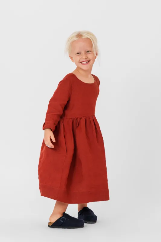 Mini Me Smock Dress, Long Sleeve sold by Son de Flor