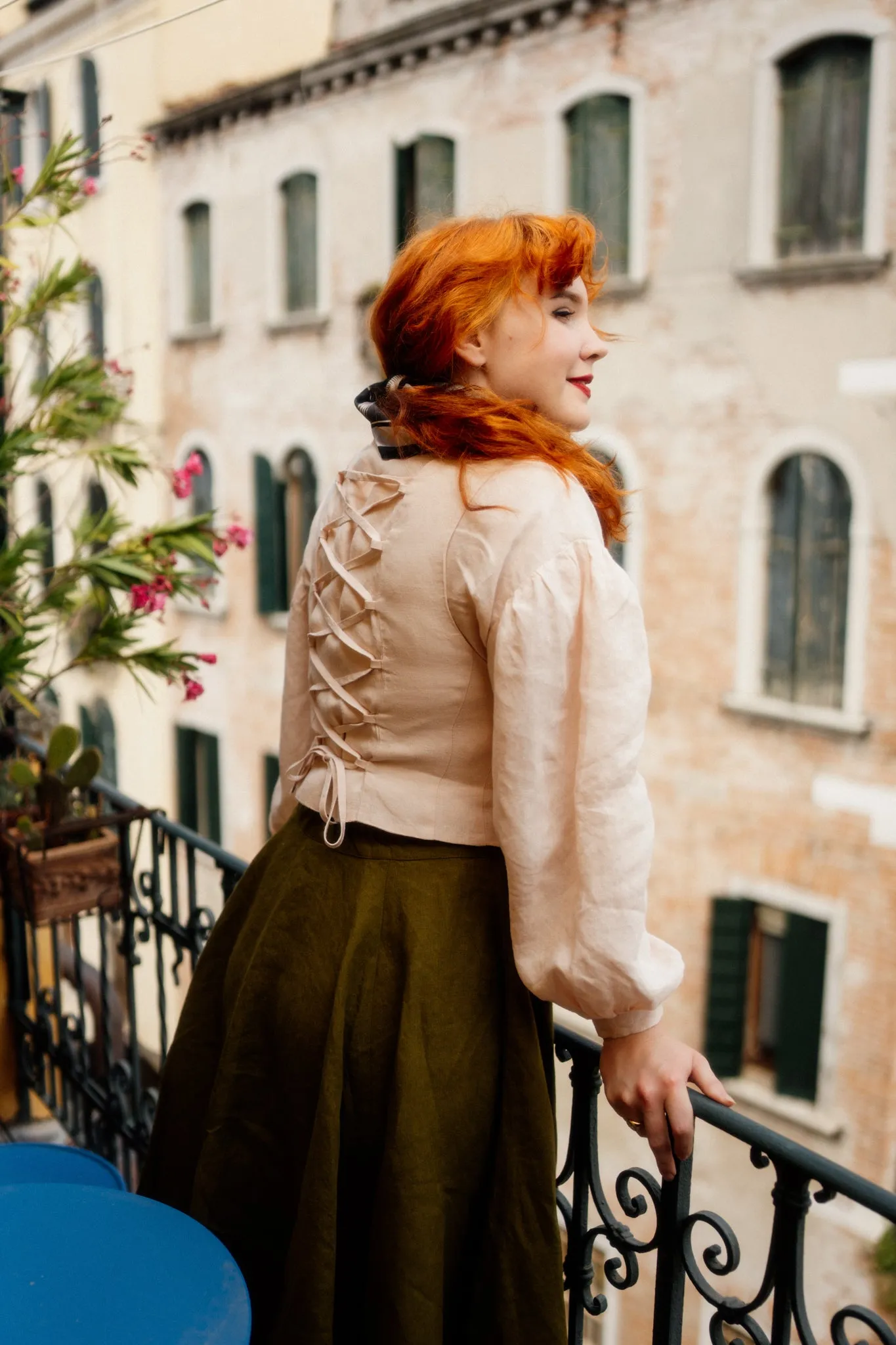 Second Breakfast Vest, Sleeveless, Seashell White sold by Son de Flor