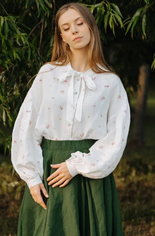 Clementine Shirt, Long Sleeve sold by Son de Flor
