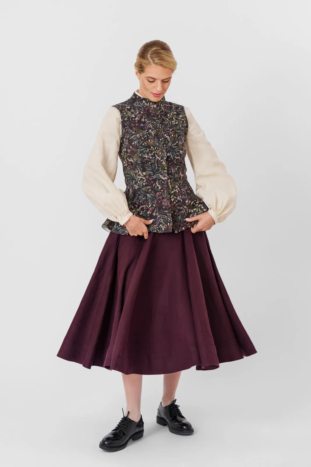 Peplum Vest, Sleeveless sold by Son de Flor product image thumbnail 2