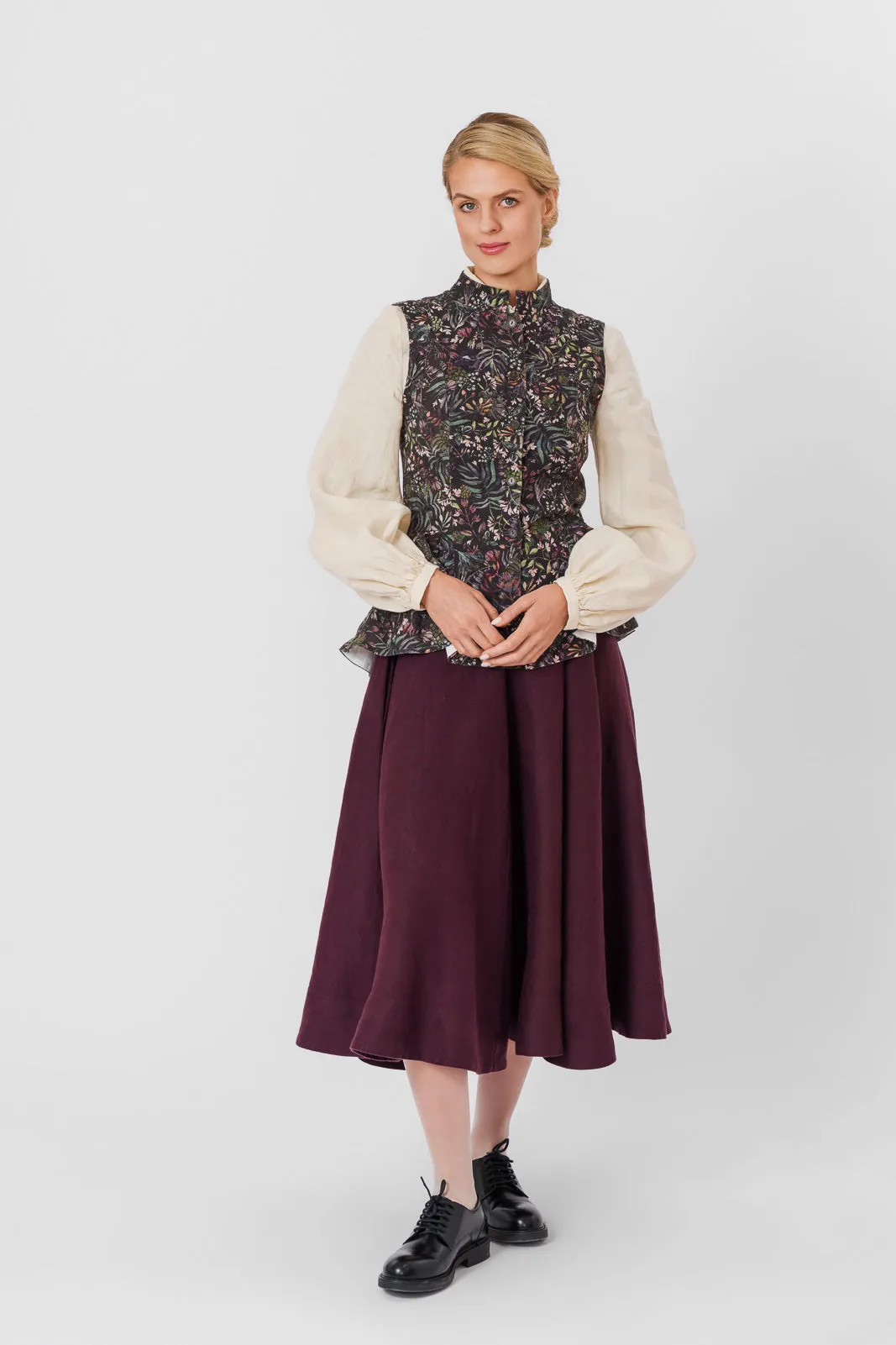 Peplum Vest, Sleeveless sold by Son de Flor product image thumbnail 5