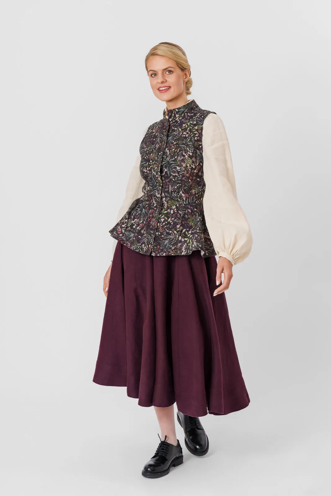 Peplum Vest, Sleeveless sold by Son de Flor