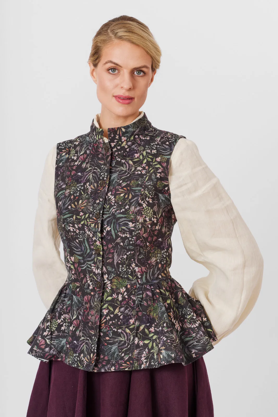 Peplum Vest, Sleeveless sold by Son de Flor product image thumbnail 3