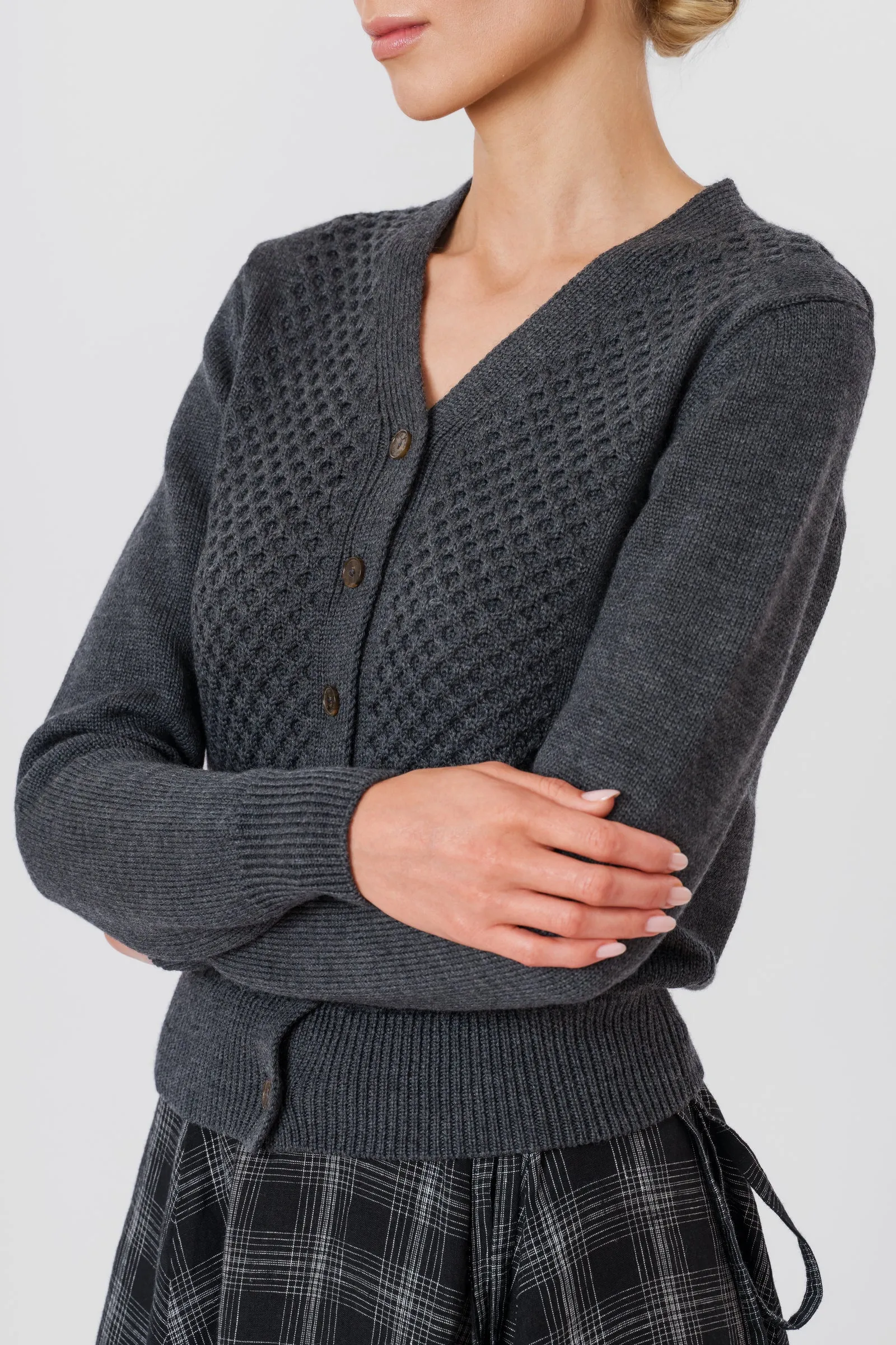 Elaine – Merino Wool Cardigan sold by Son de Flor product image thumbnail 5