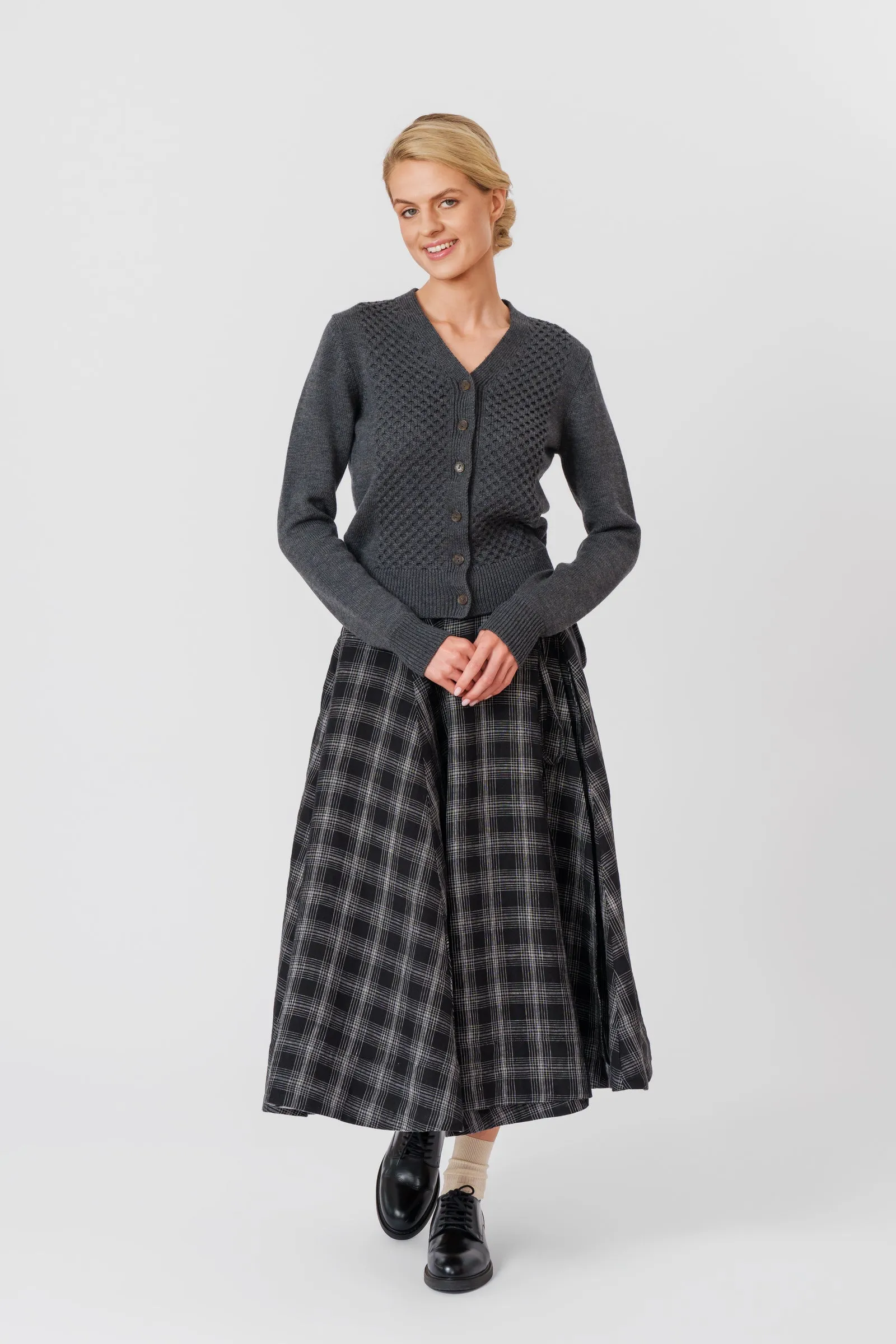 Elaine – Merino Wool Cardigan sold by Son de Flor product image thumbnail 3