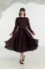 Elizabeth Coat, Long Sleeve, Twill Linen sold by Son de Flor