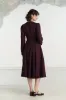 Elizabeth Coat, Long Sleeve, Twill Linen sold by Son de Flor