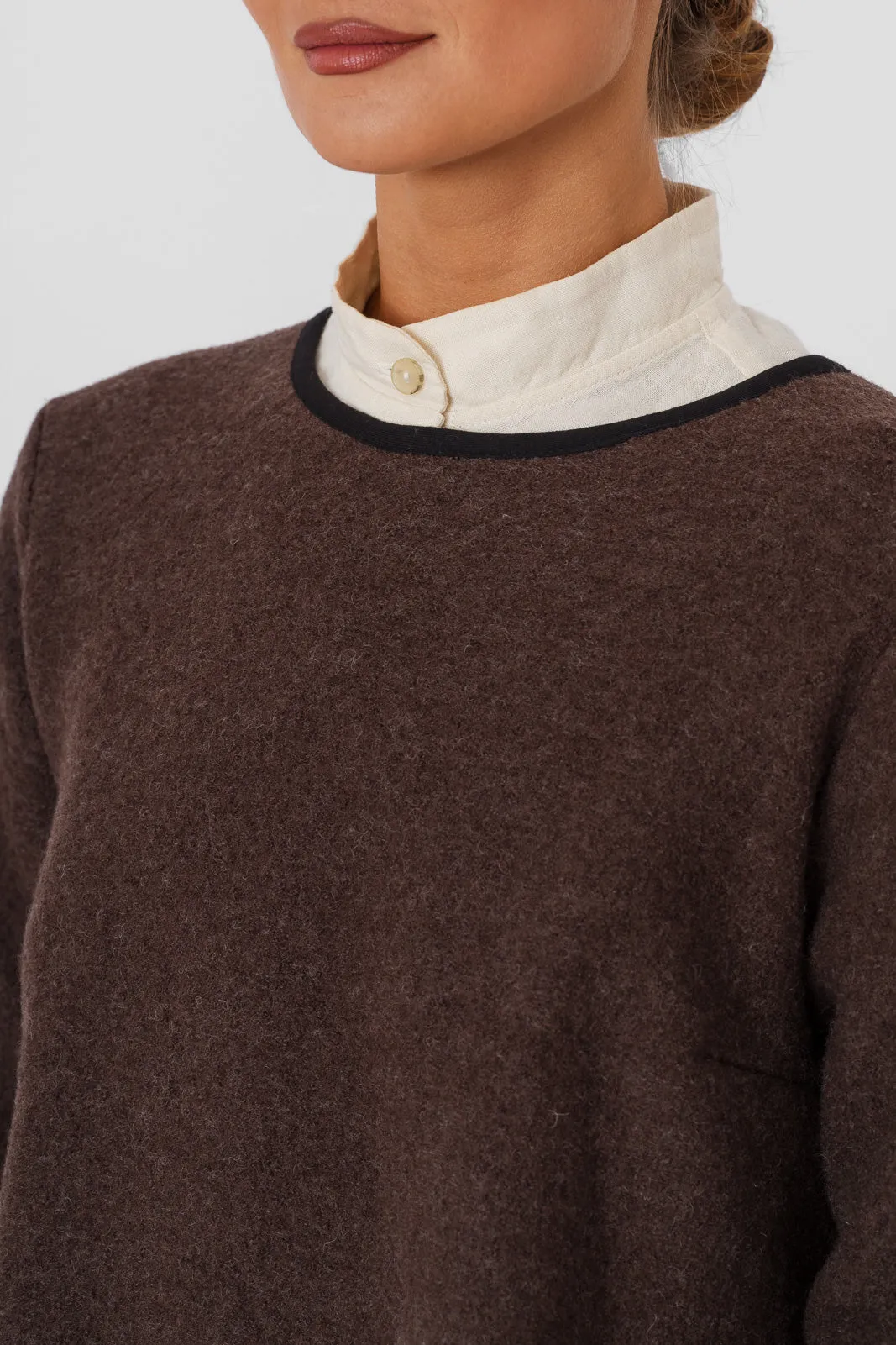 Crop Sweater, Wool sold by Son de Flor product image thumbnail 3