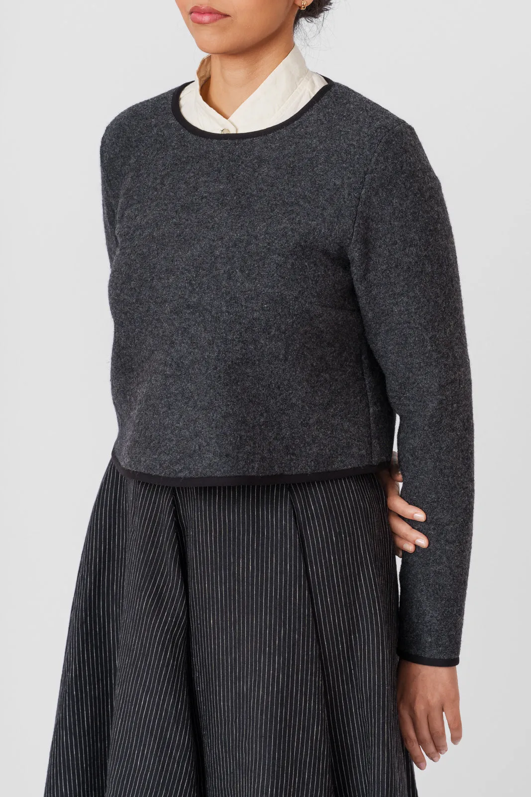 Crop Sweater, Wool sold by Son de Flor product image thumbnail 3