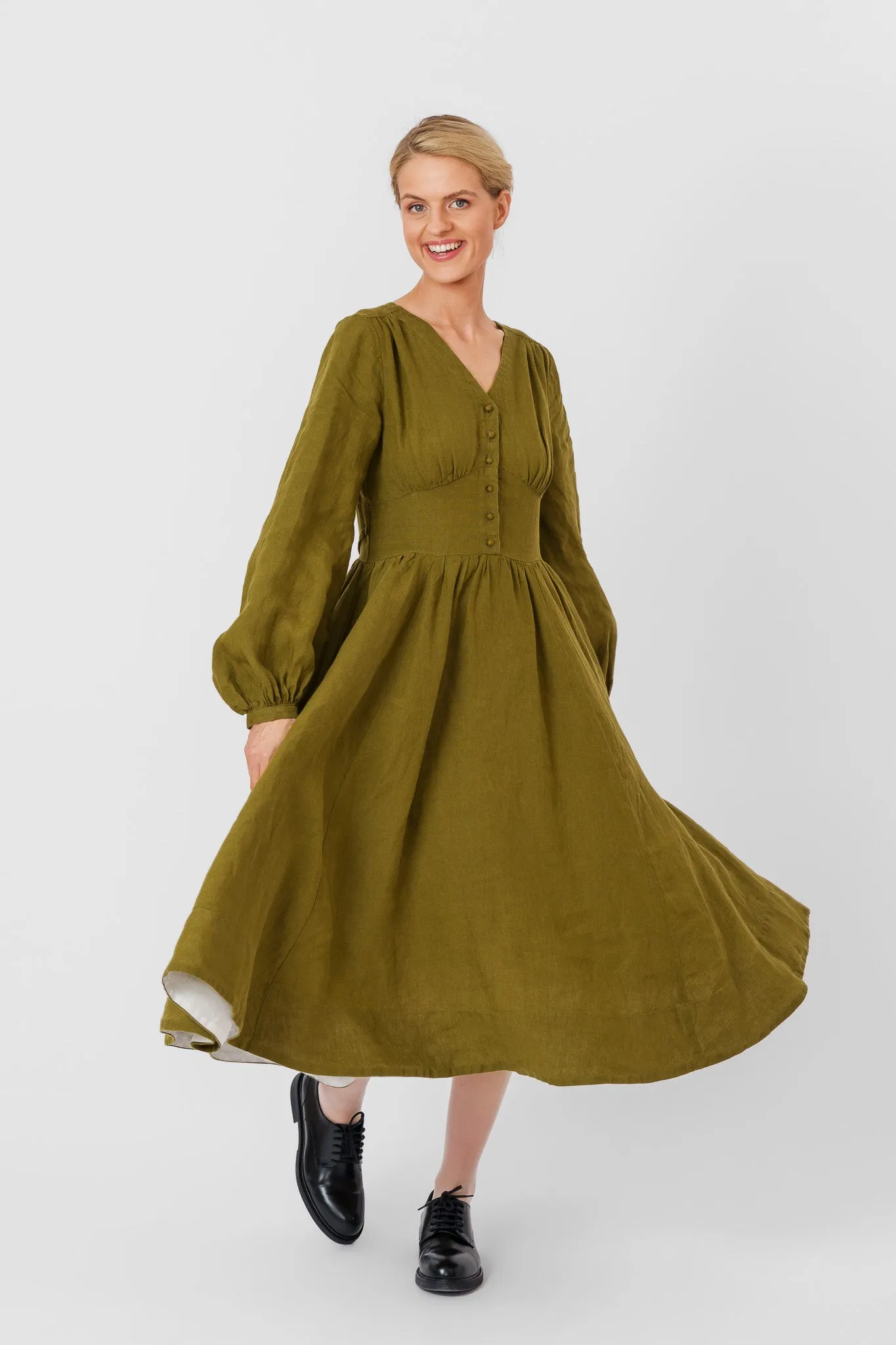Diane Dress, Long Sleeve sold by Son de Flor product image thumbnail 5