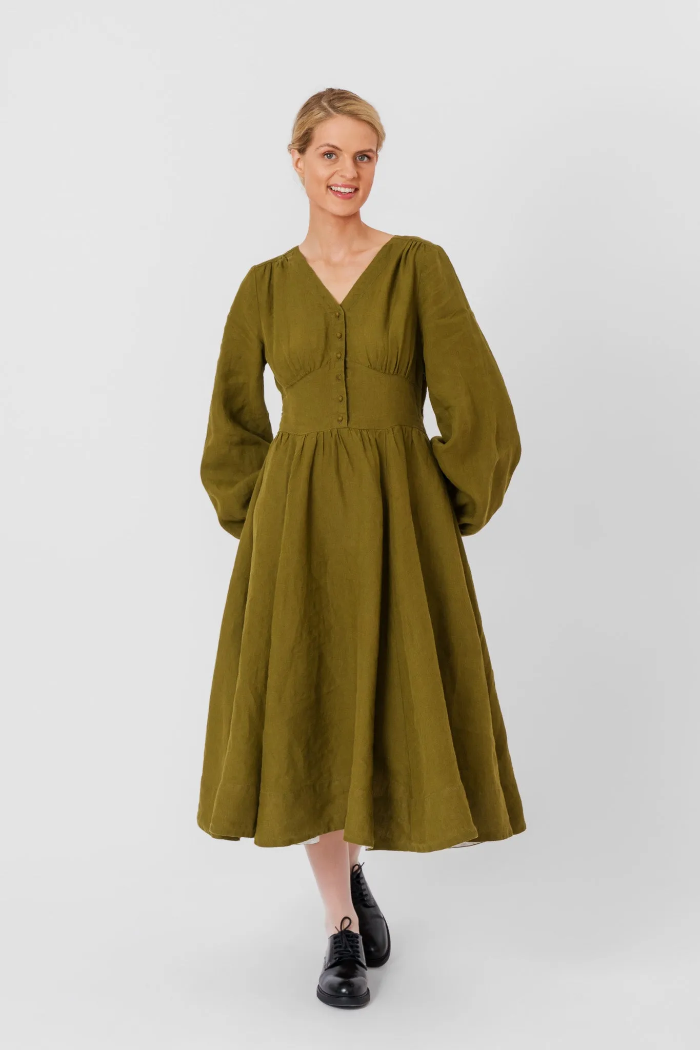 Diane Dress, Long Sleeve sold by Son de Flor