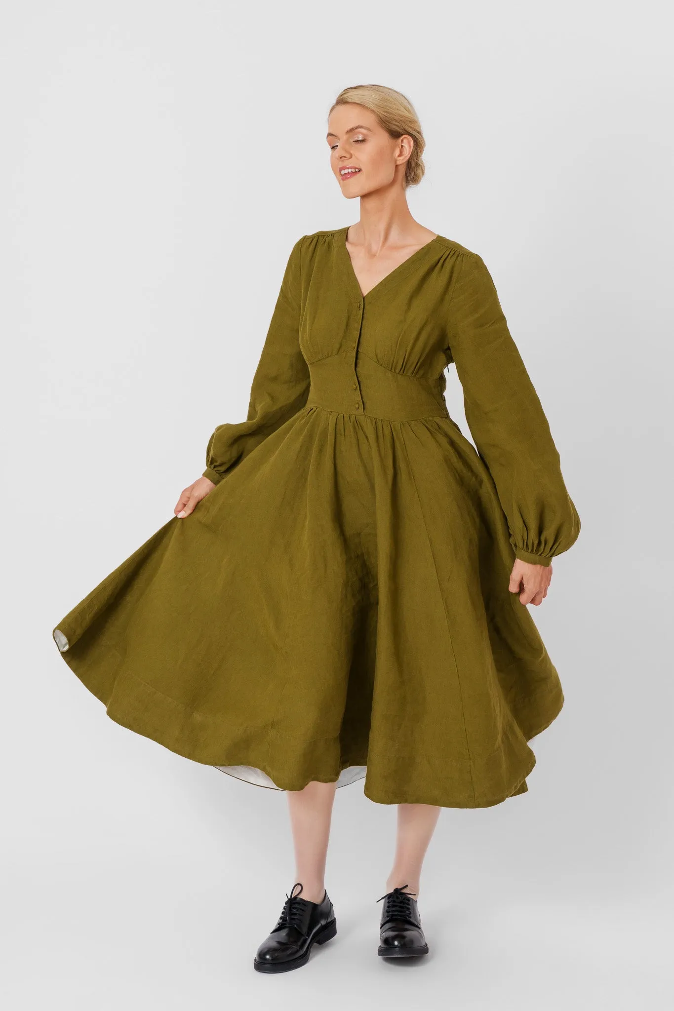 Diane Dress, Long Sleeve sold by Son de Flor product image thumbnail 2