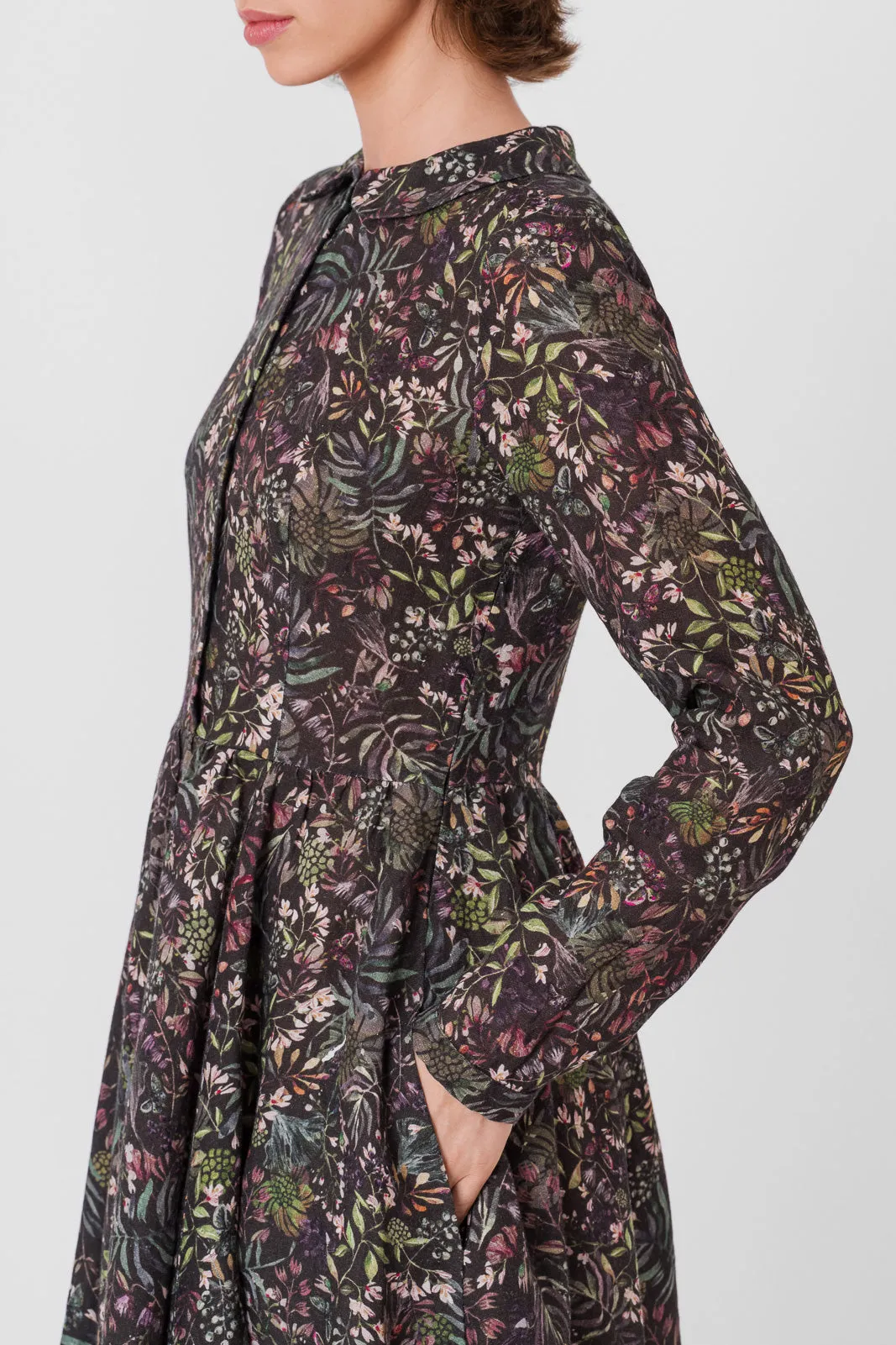 Classic Dress, Long Sleeve, Venice Floral sold by Son de Flor product image thumbnail 4