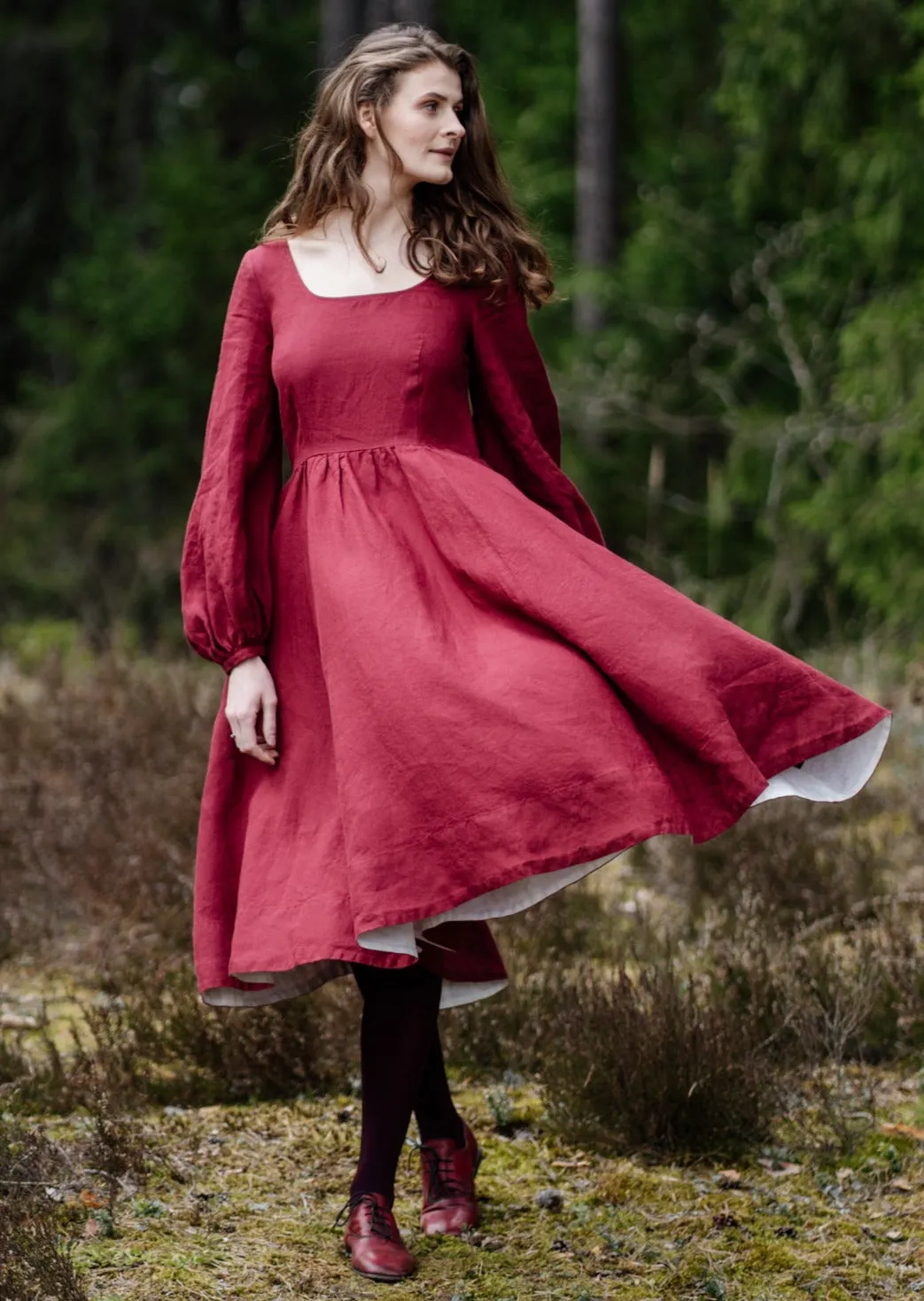 Carmen Dress, Long Sleeve sold by Son de Flor product image thumbnail 3