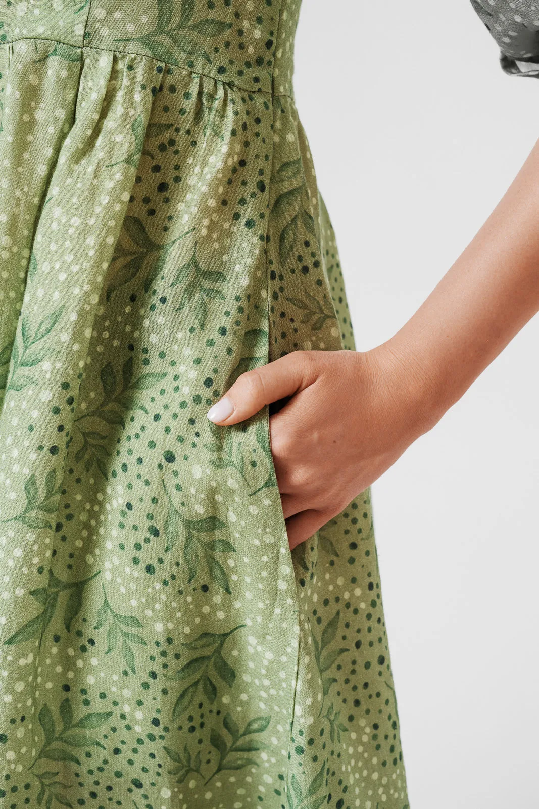 Carmen dress, 3/4 Sleeve sold by Son de Flor product image thumbnail 5