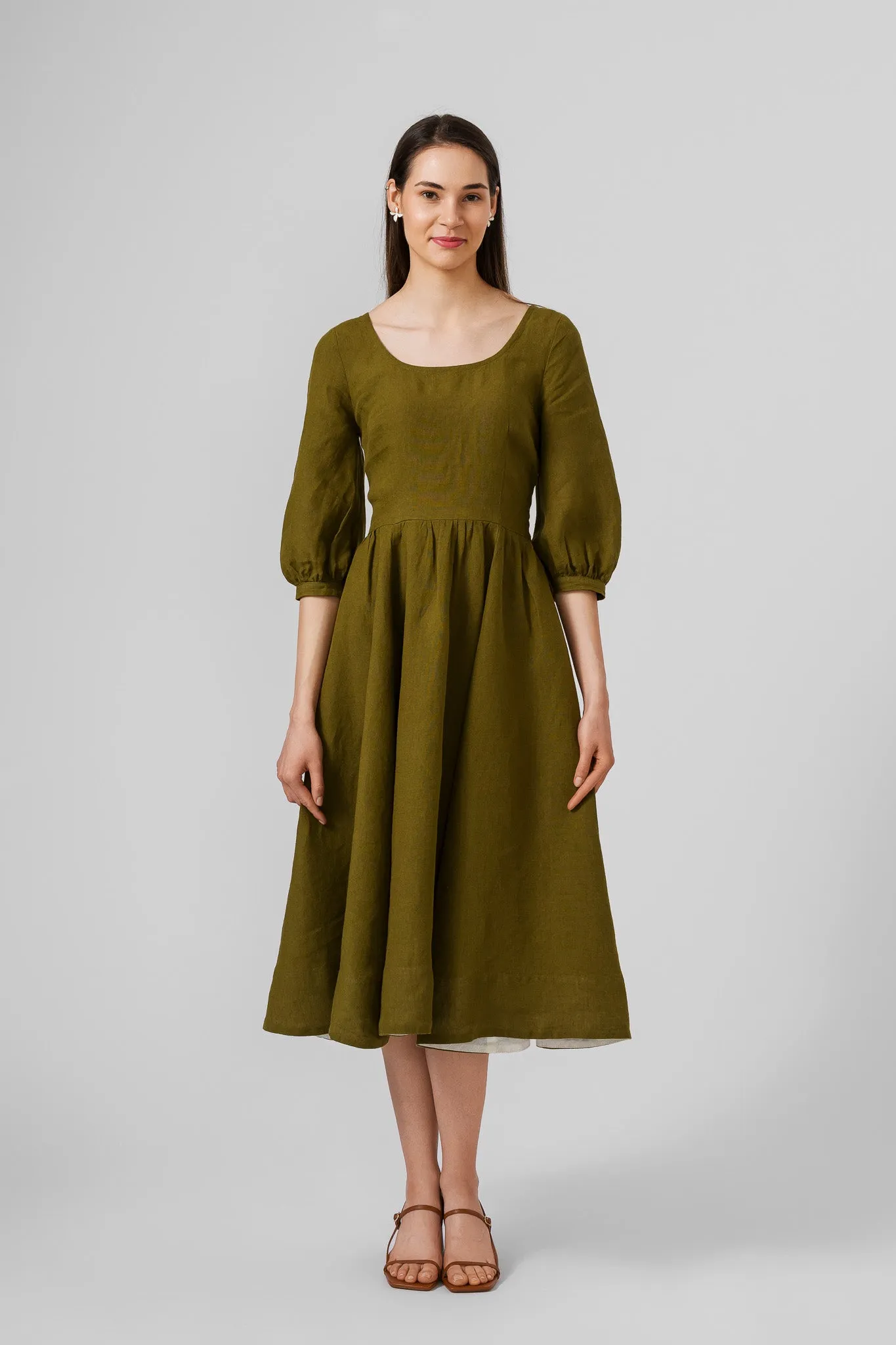 Carmen dress, 3/4 Sleeve sold by Son de Flor product image thumbnail 2