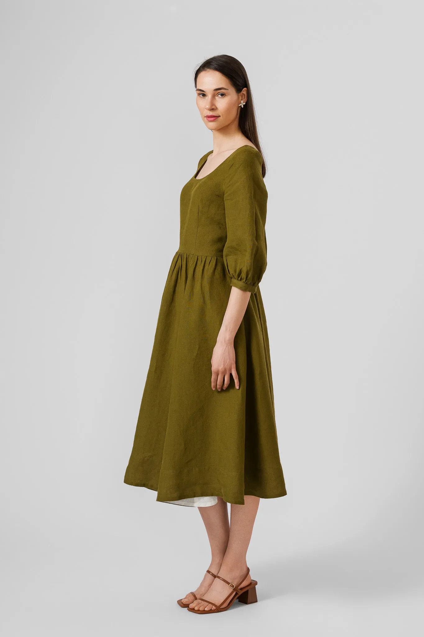 Carmen dress, 3/4 Sleeve sold by Son de Flor product image thumbnail 5
