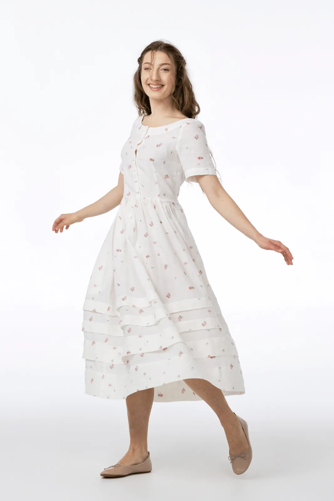 Eyre Dress, Short Sleeve sold by Son de Flor product image thumbnail 3